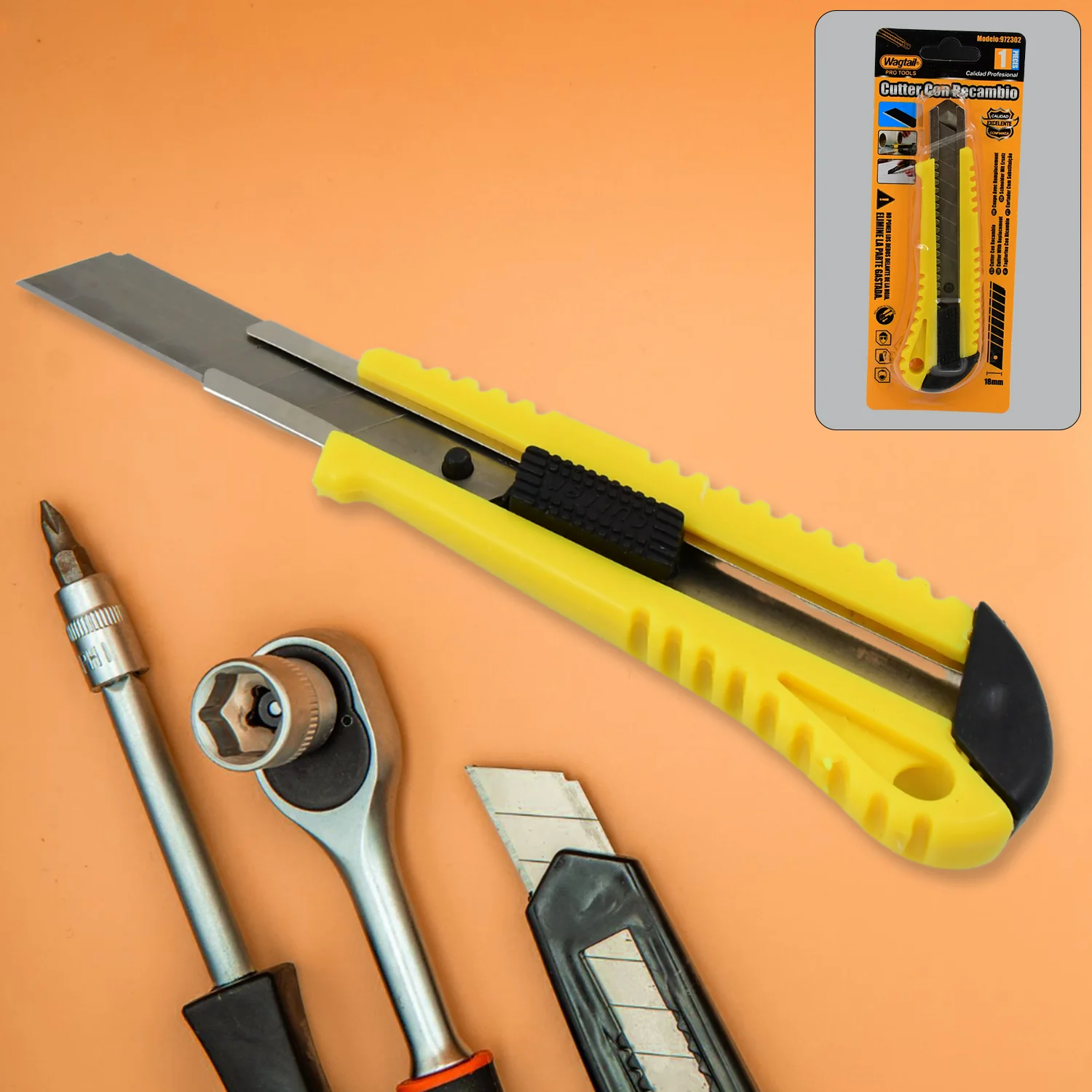 Heavy Duty, Working Cutter Knife (1 Pc) - Image 4
