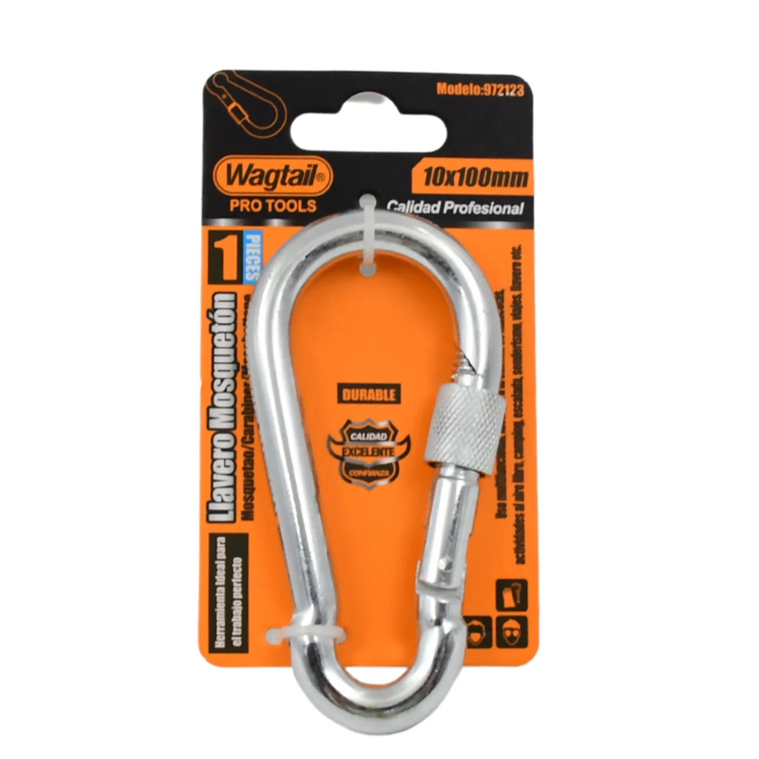 Snap Hook with Screw Stainless Steel Heavy Duty Carabiner Clip (10×100 MM / 1 Pc) - Image 4