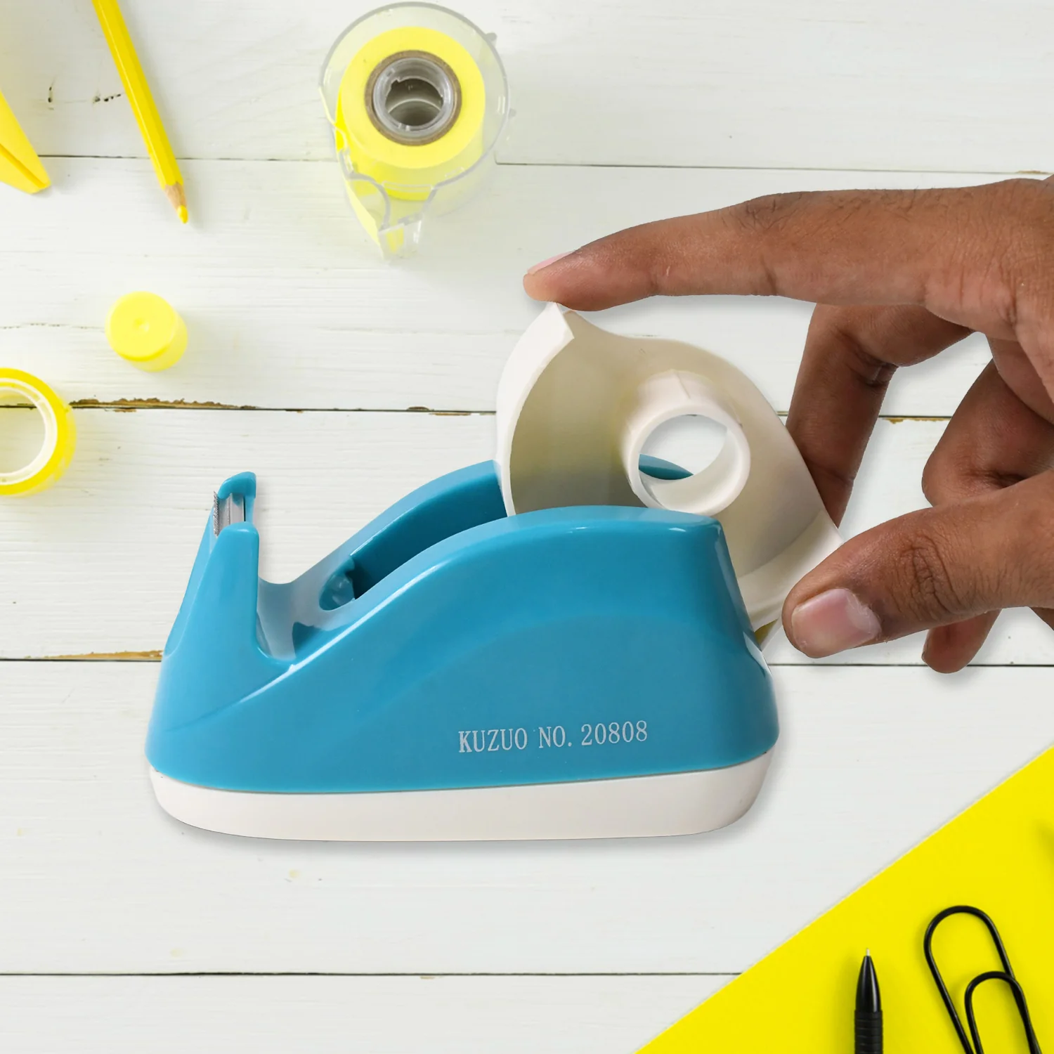 Plastic Tape Dispenser Cutter for Home Office use (1 pc / 18 mm) - Image 4