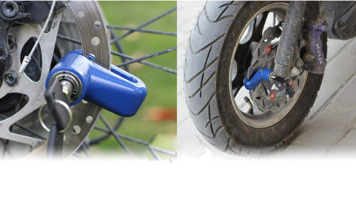 Wheel Padlock Disc Lock Security for Motorcycles Scooters Bikes - Image 9