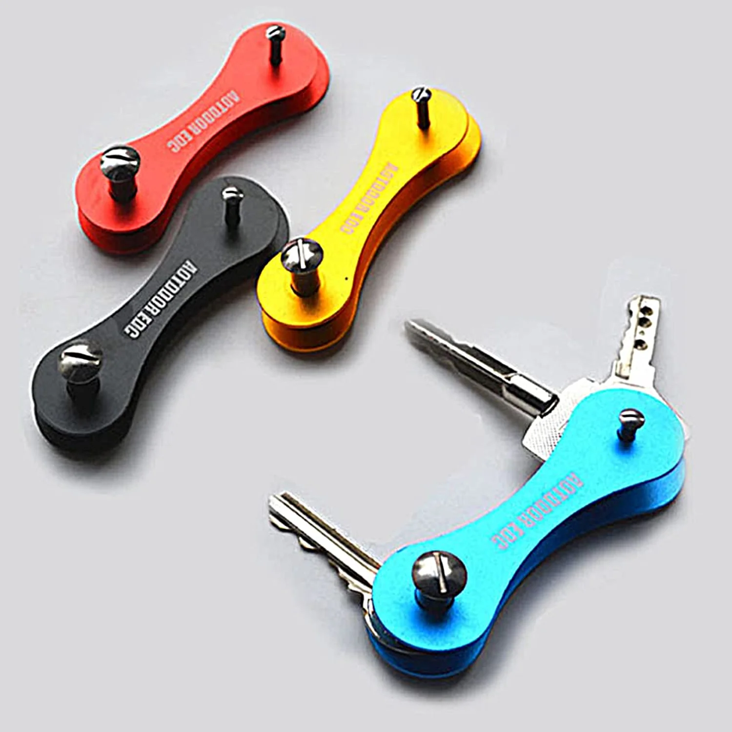 Metal Key Holder Multifunctional Portable Key Accessory (1 Pc / Mix Color) - Image 7