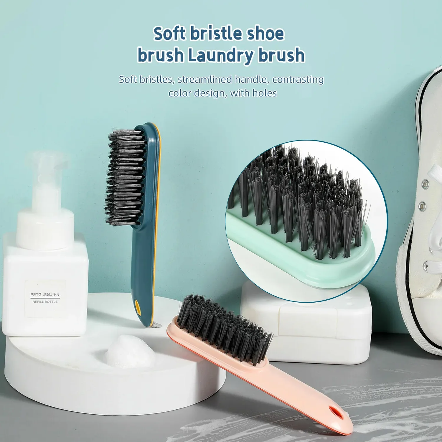 Small Cleaning Brush Shoes and Clothes Cleaning Brush (1 Pc) - Image 3