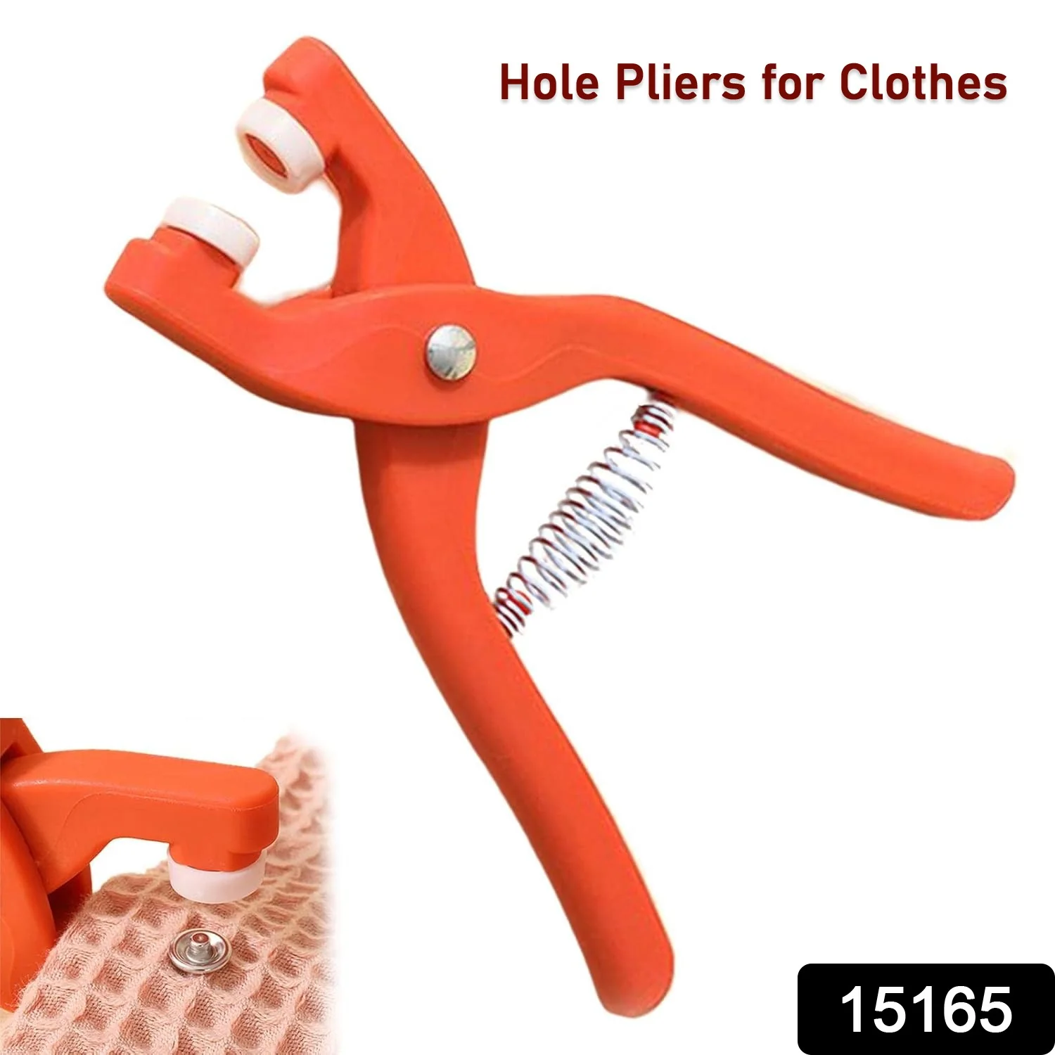Hole Pliers Eyelets for Clothes Buckle Installation Tool for Clothing Sewing (1 Pc) - Image 2