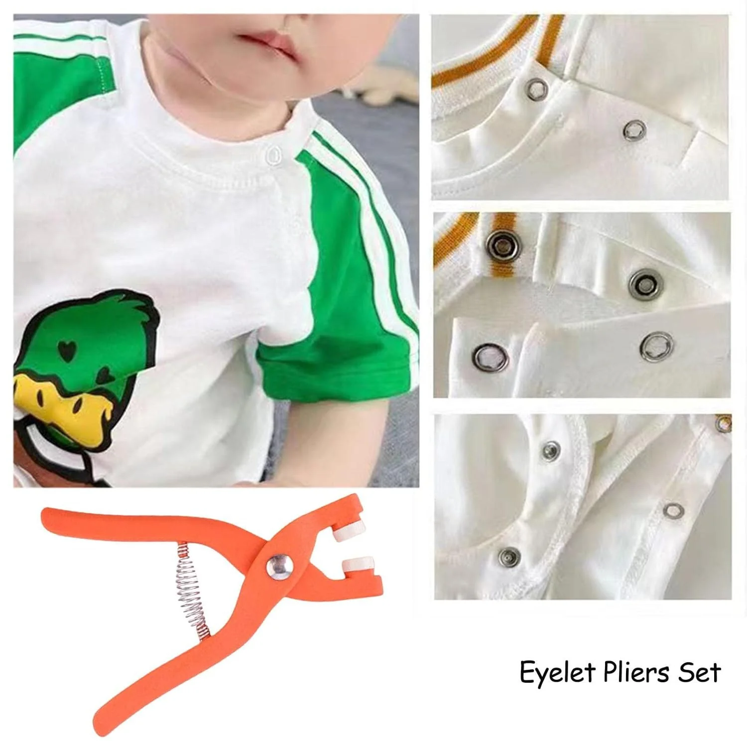 Hole Pliers Eyelets for Clothes Buckle Installation Tool for Clothing Sewing (1 Pc) - Image 3