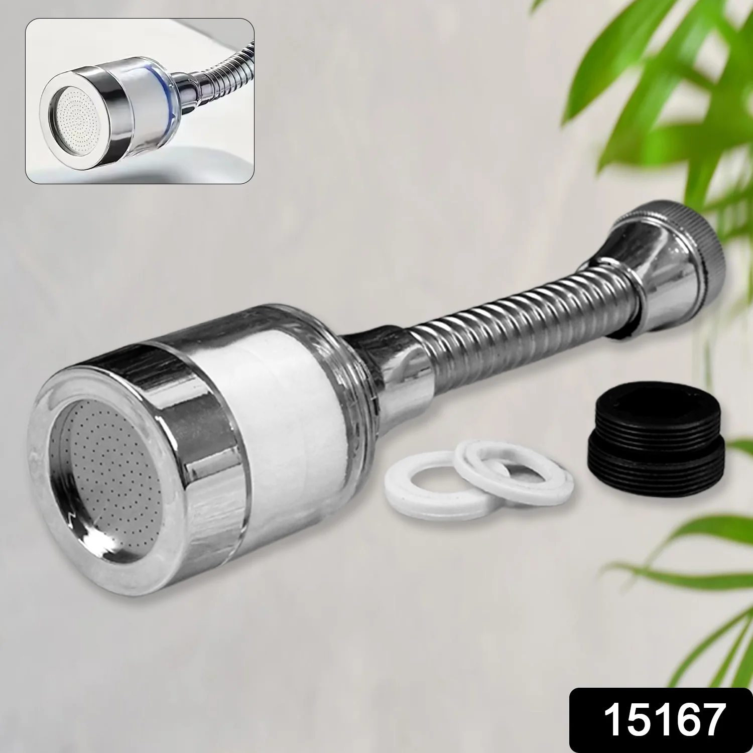Plastic Water-Saving Sprinkler, Faucet Aerator (6.5 Inch) - Image 2