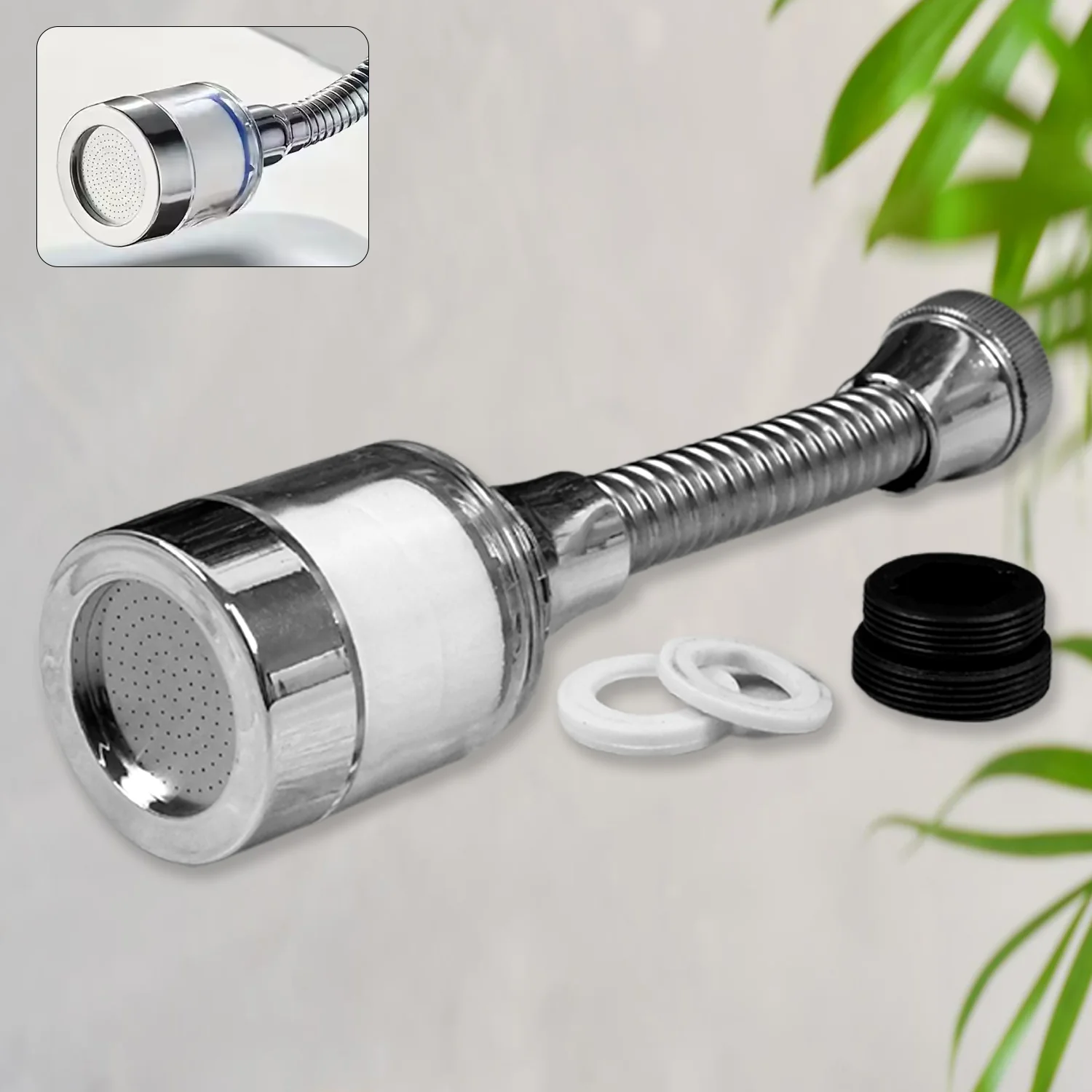 Plastic Water-Saving Sprinkler, Faucet Aerator (6.5 Inch) - Image 6