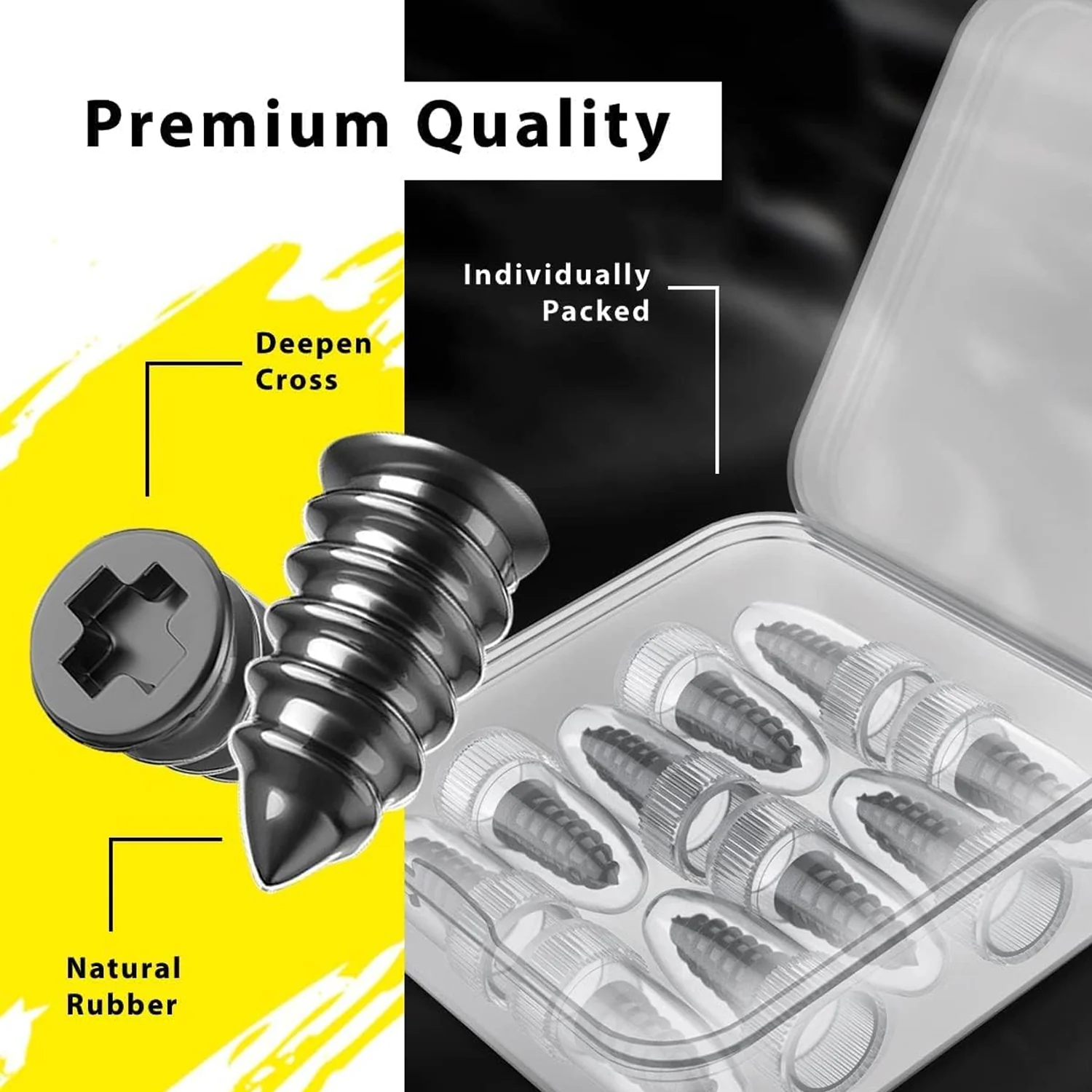 Tire Repair Rubber Nail Car Tire Repair Nails Tire Repair Rubber Screws, Puncture Repair (10 Pcs Set) - Image 6