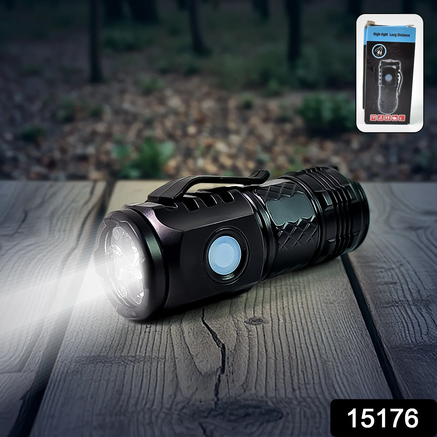 Small LED Torch, 5 Lighting Modes (1 Pc) - Image 2