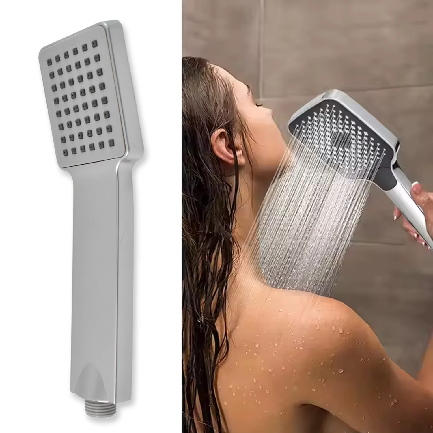 High Pressure Handheld Shower Head Bathroom Shower (1 Pc / Big) - Image 3