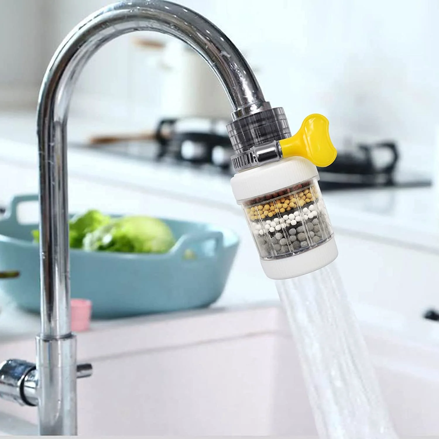 Kitchen Faucet Water Filter Tap Purifier - 4 Layer Activated Carbon for Clean Water - Image 4