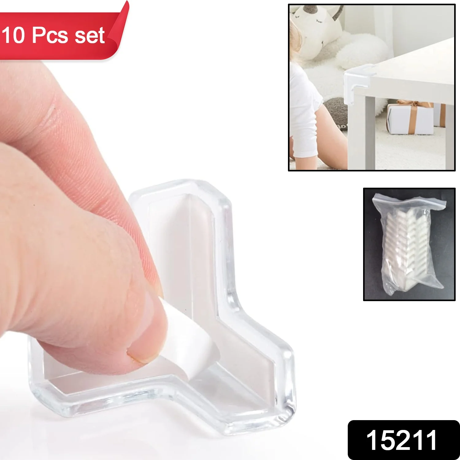 Corner Protector for Baby (10 Pcs Set / T Shape) - Image 2