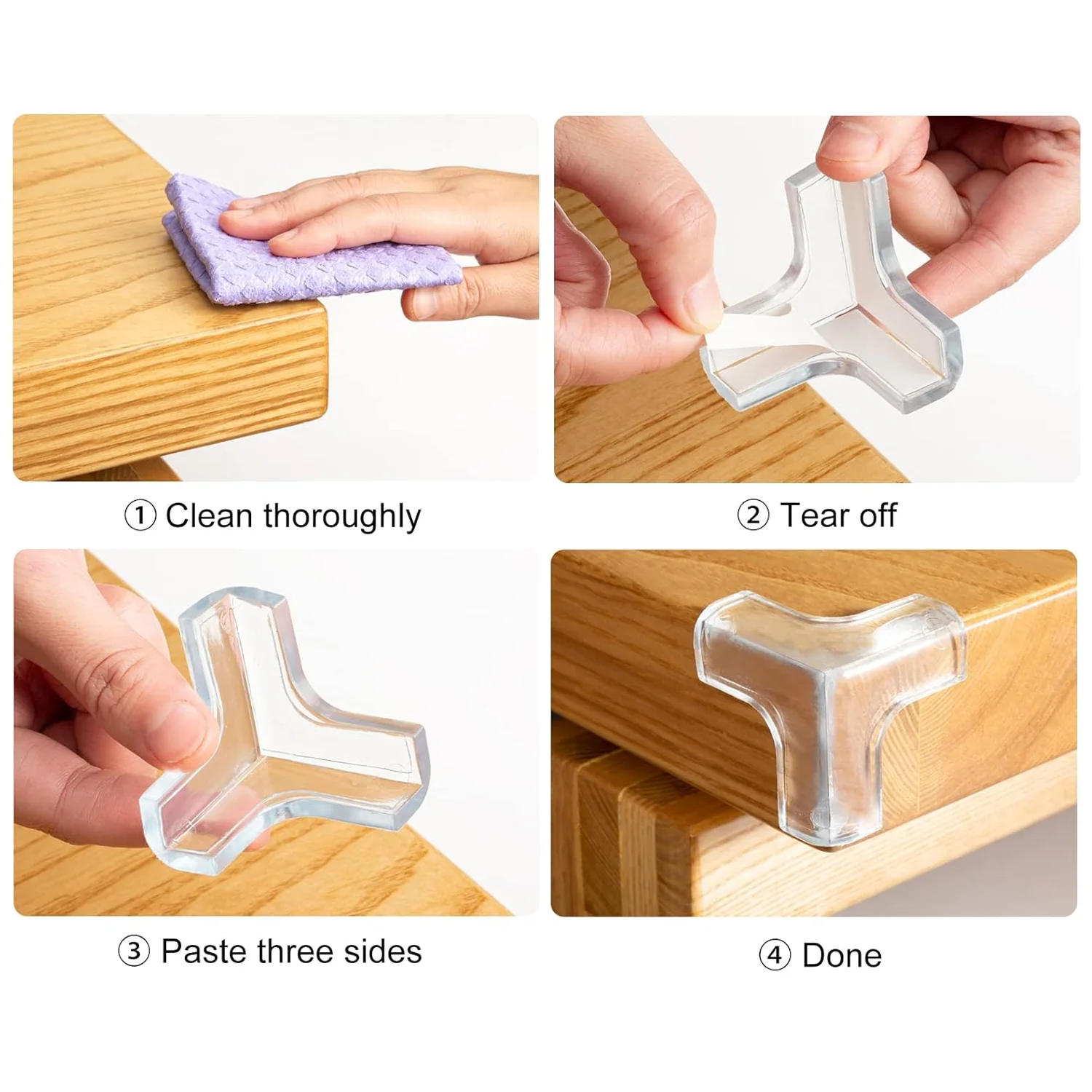 Corner Protector for Baby (10 Pcs Set / T Shape) - Image 4