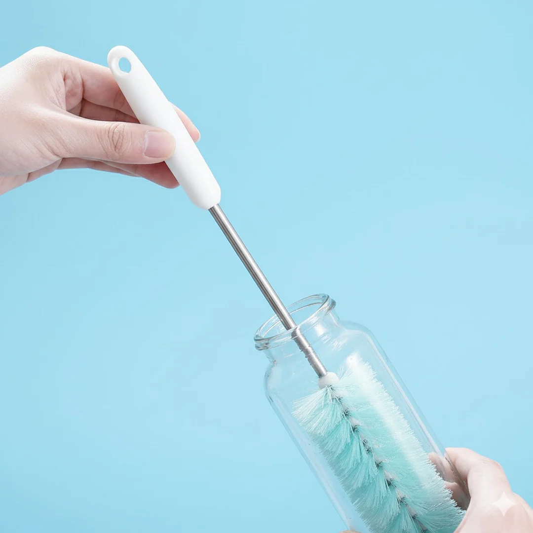 Long Handle Bottle Brush for Jars, Bottles & Containers Cleaning - Image 5