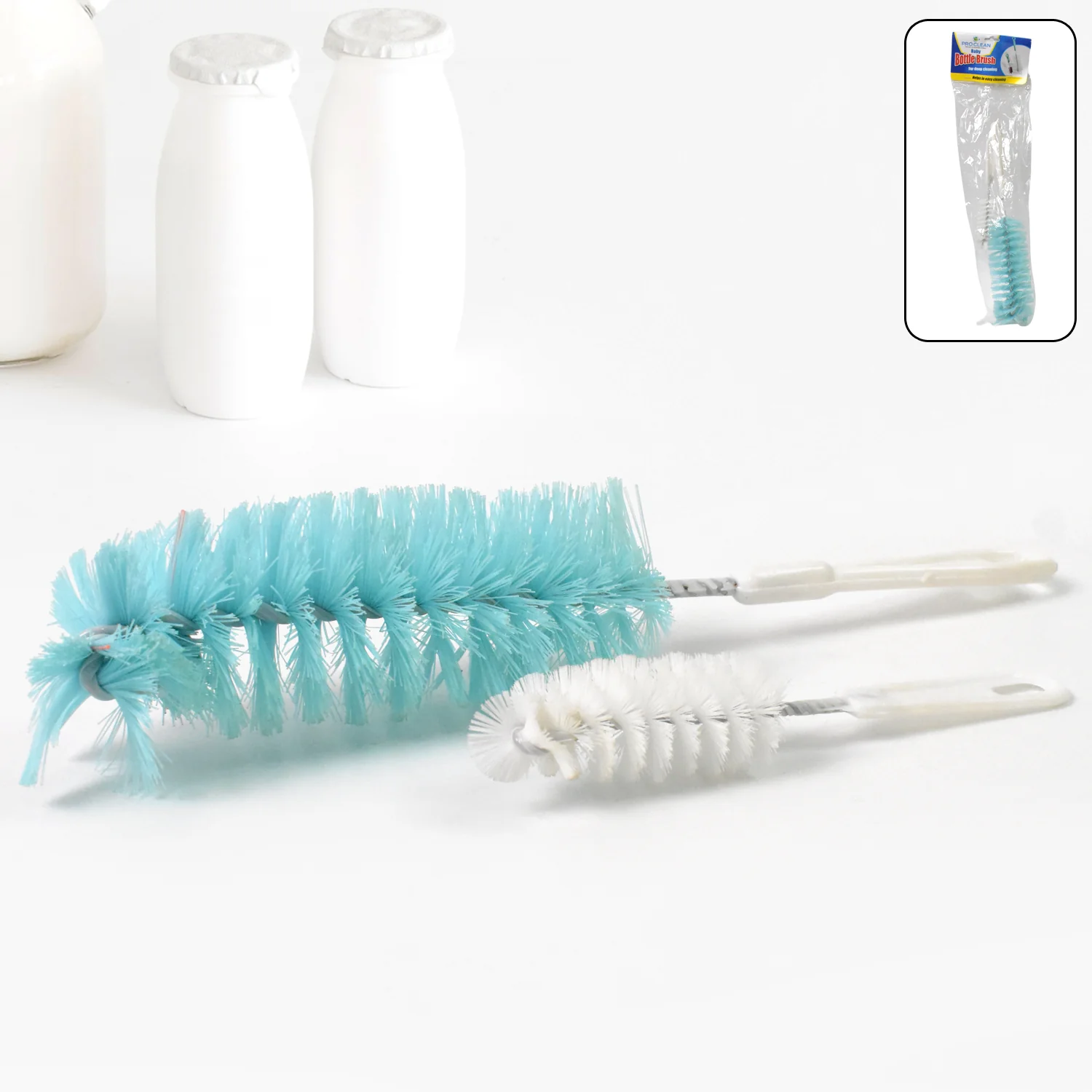 Long Handle Bottle Brush for Jars, Bottles & Containers Cleaning - Image 6
