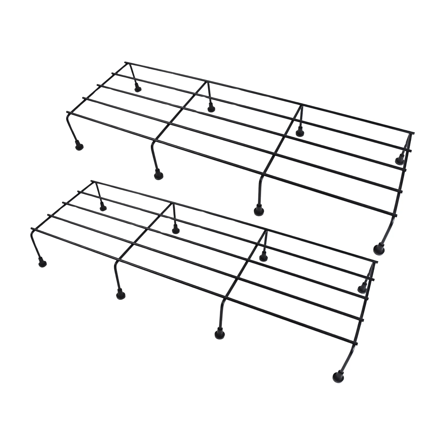 Metal Rectangle Flower plant stand for balcony (60×20 Cm / 2 Pc Set) - Image 5