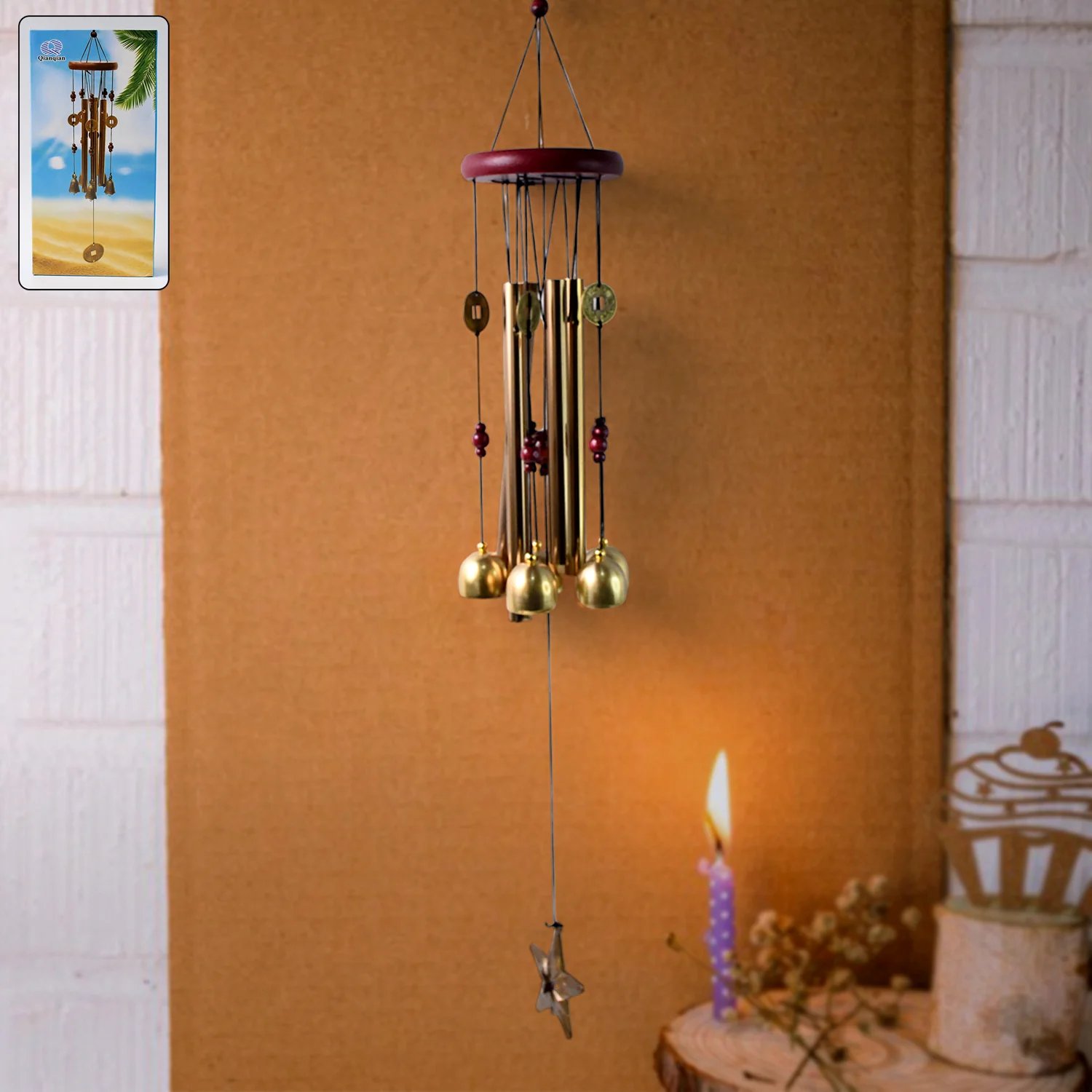 Wind Chimes Outdoor Hanging Dragonfly Wind Chime for Outside (1 Pc) - Image 3