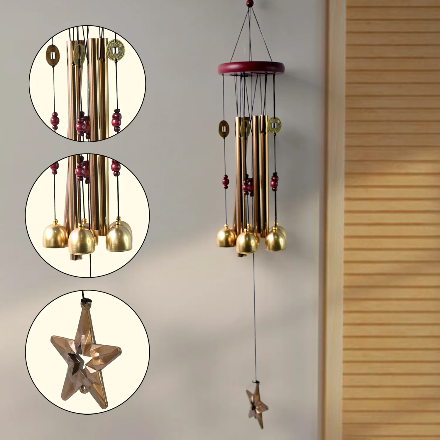 Wind Chimes Outdoor Hanging Dragonfly Wind Chime for Outside (1 Pc) - Image 5