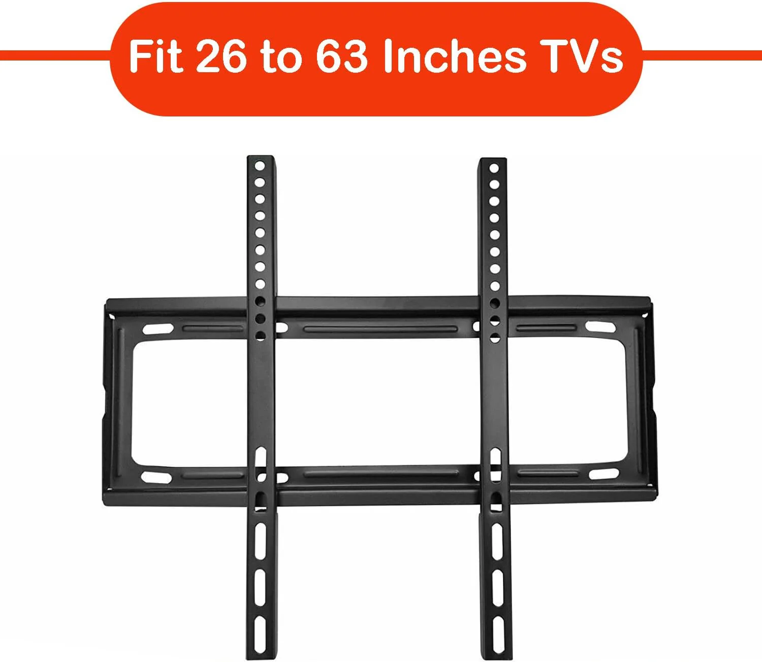 Heavy-Duty TV Wall Bracket for 26–63 Inch LED/LCD TVs (46×20 cm) - Image 5