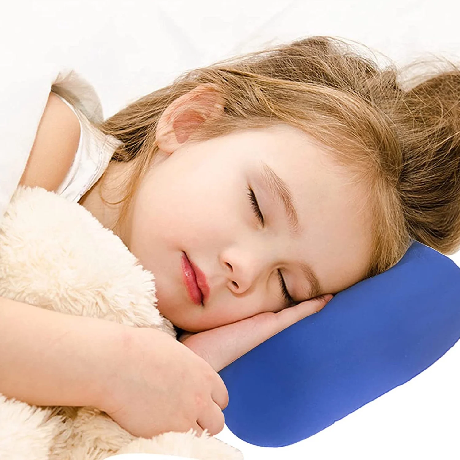 Microbead Roll Neck Pillow – Soft Cushion Bone-Type Travel Neck Support - Image 6