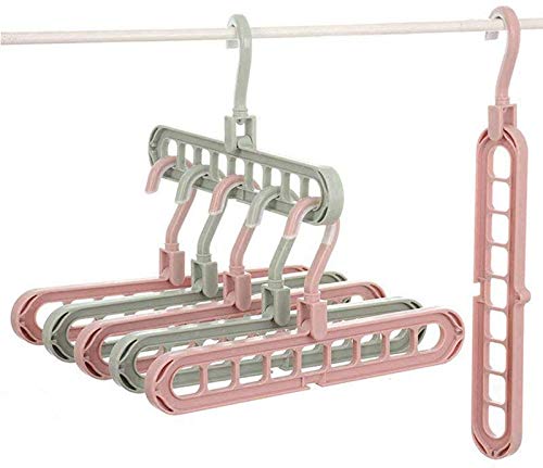 Anti-Skid Plastic 9-Holes Magic Wardrobe Folding Hangers - Image 8