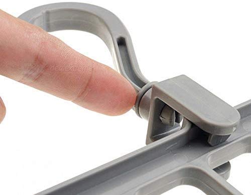 Anti-Skid Plastic 9-Holes Magic Wardrobe Folding Hangers - Image 9