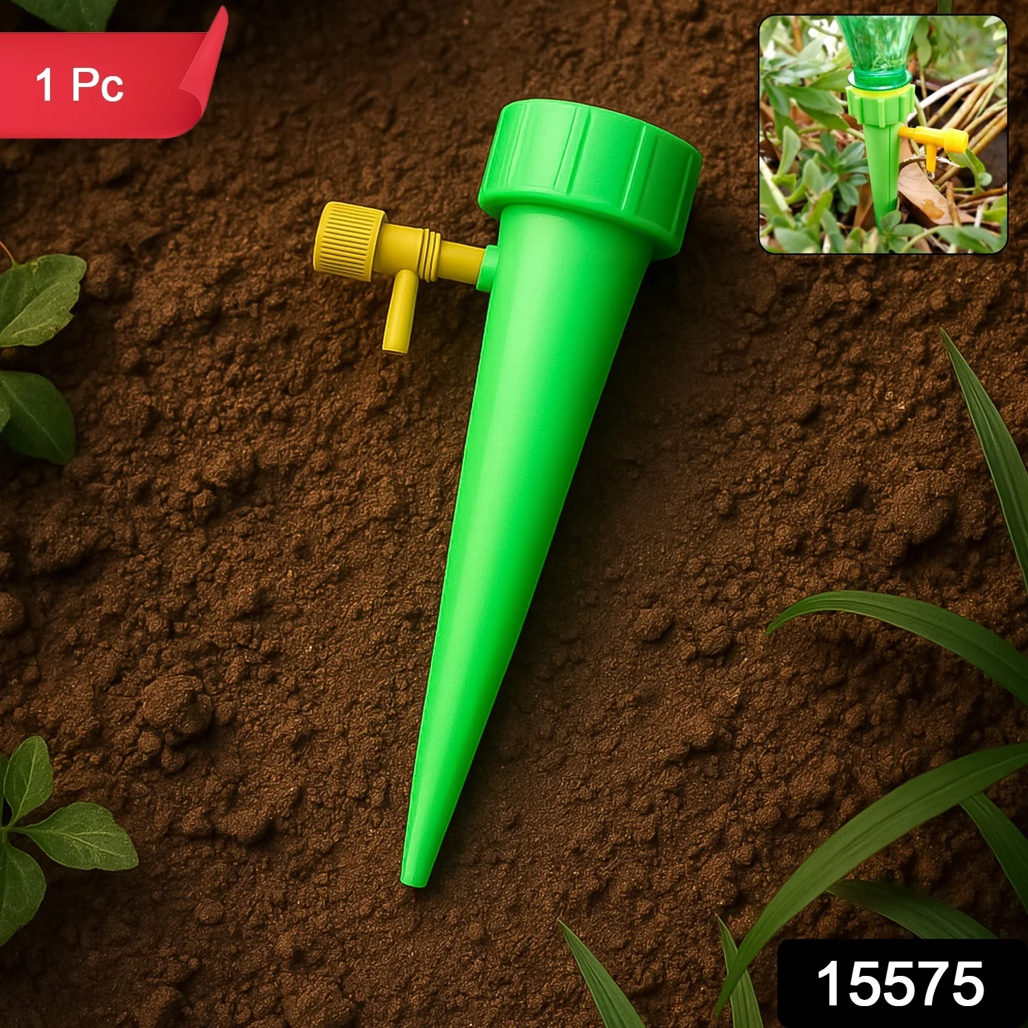 Green Plant Watering Spikes self Watering Spikes (1 Pc) - Image 2