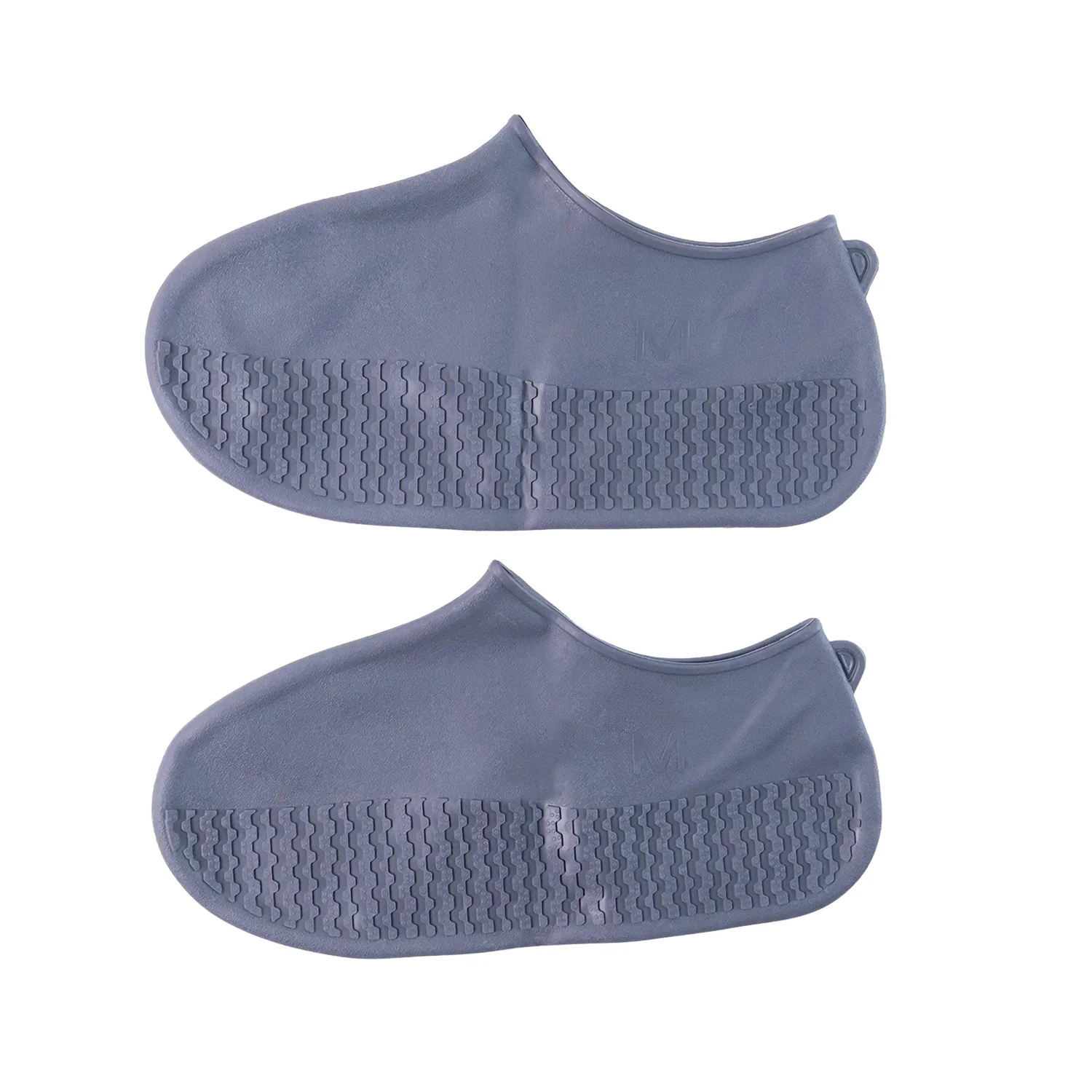 Grey Non-Slip Silicone Rain Reusable Anti skid Waterproof Fordable Boot (1 Pair) - Image 5