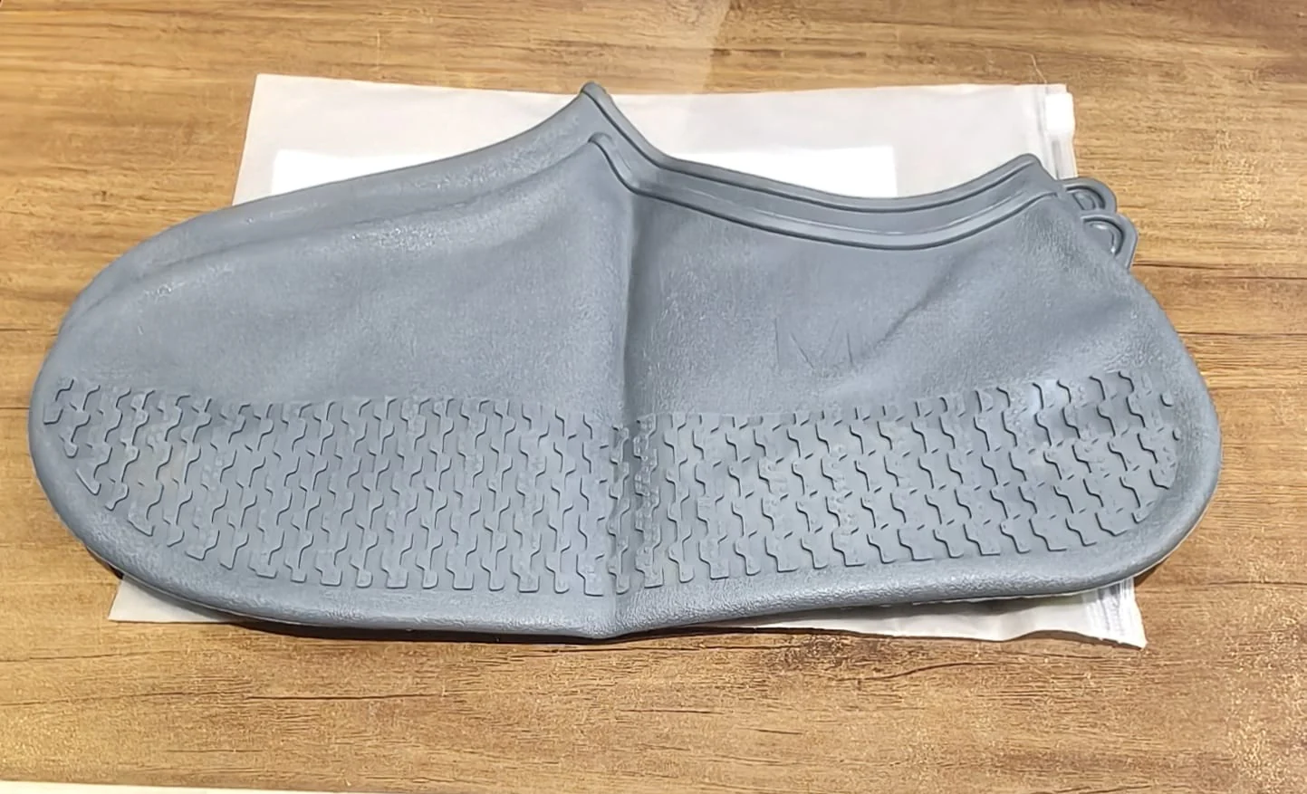 Grey Non-Slip Silicone Rain Reusable Anti skid Waterproof Fordable Boot (1 Pair) - Image 8