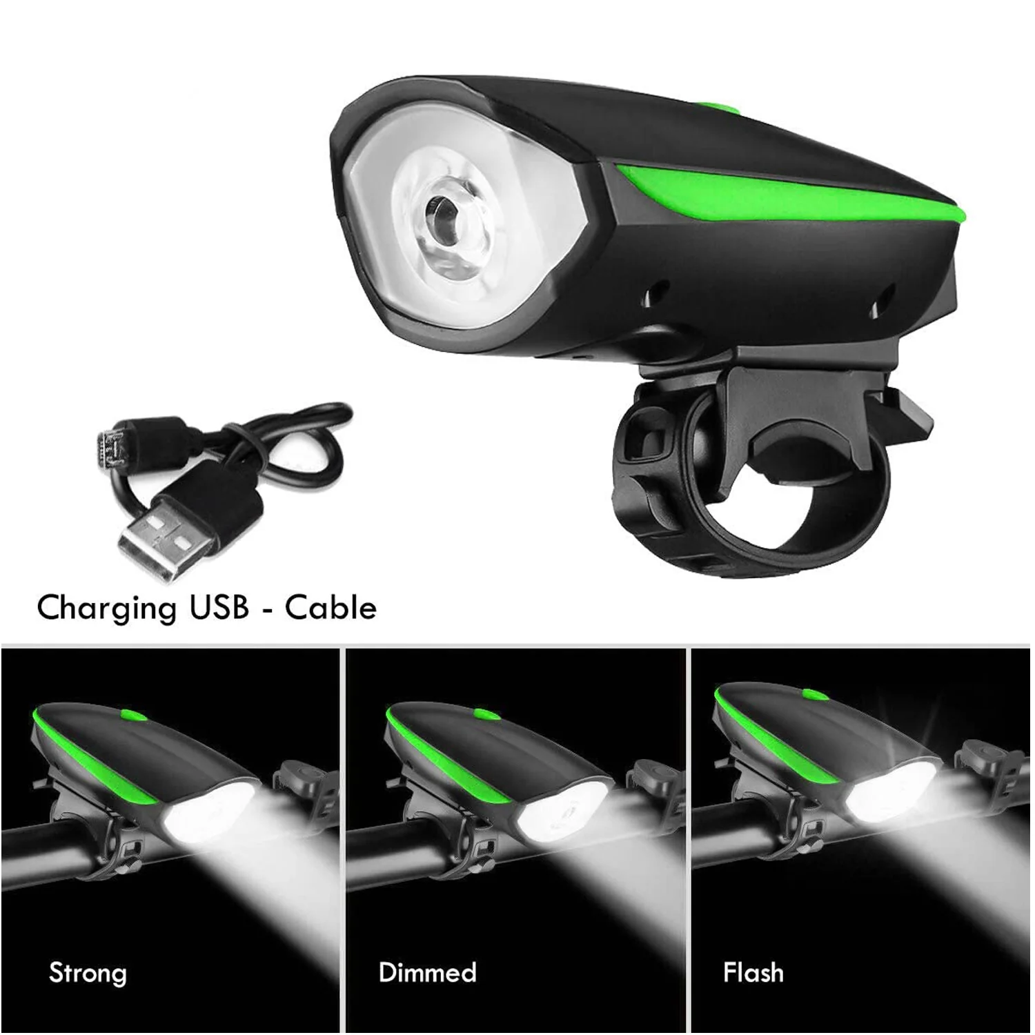 Rechargeable Bicycle LED Bright Light (1 Pc) - Image 6
