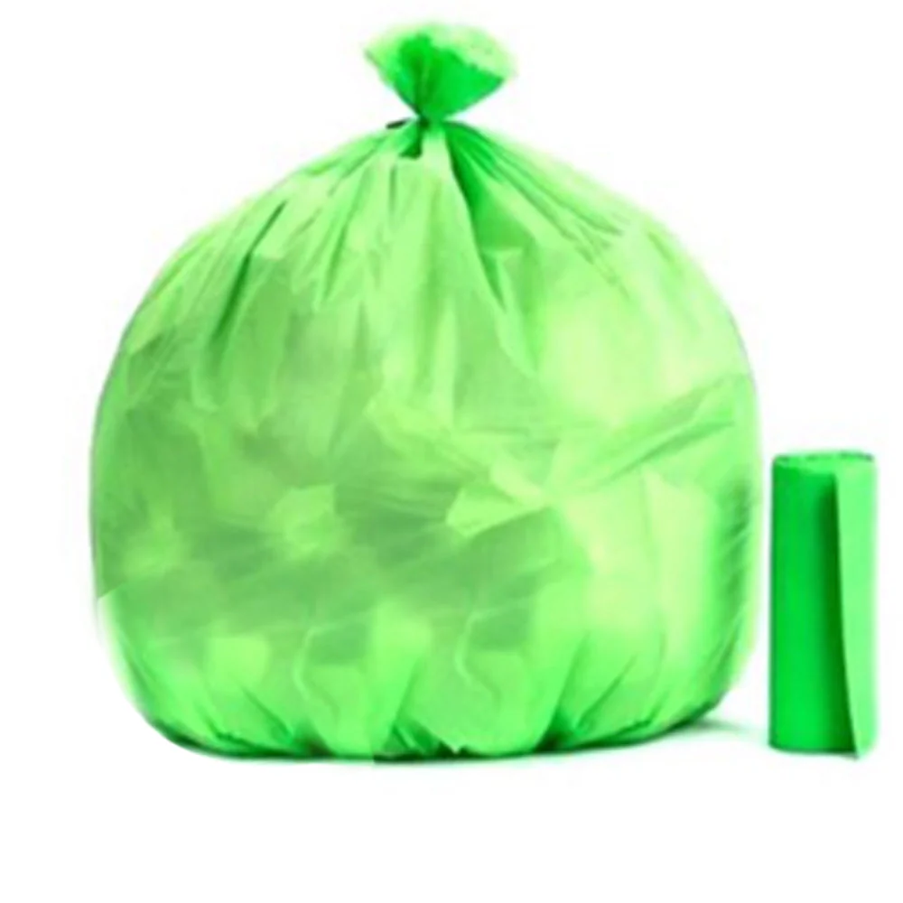 Green Compostable Corn Starch Garbage Bags (17" x 19") - Image 4