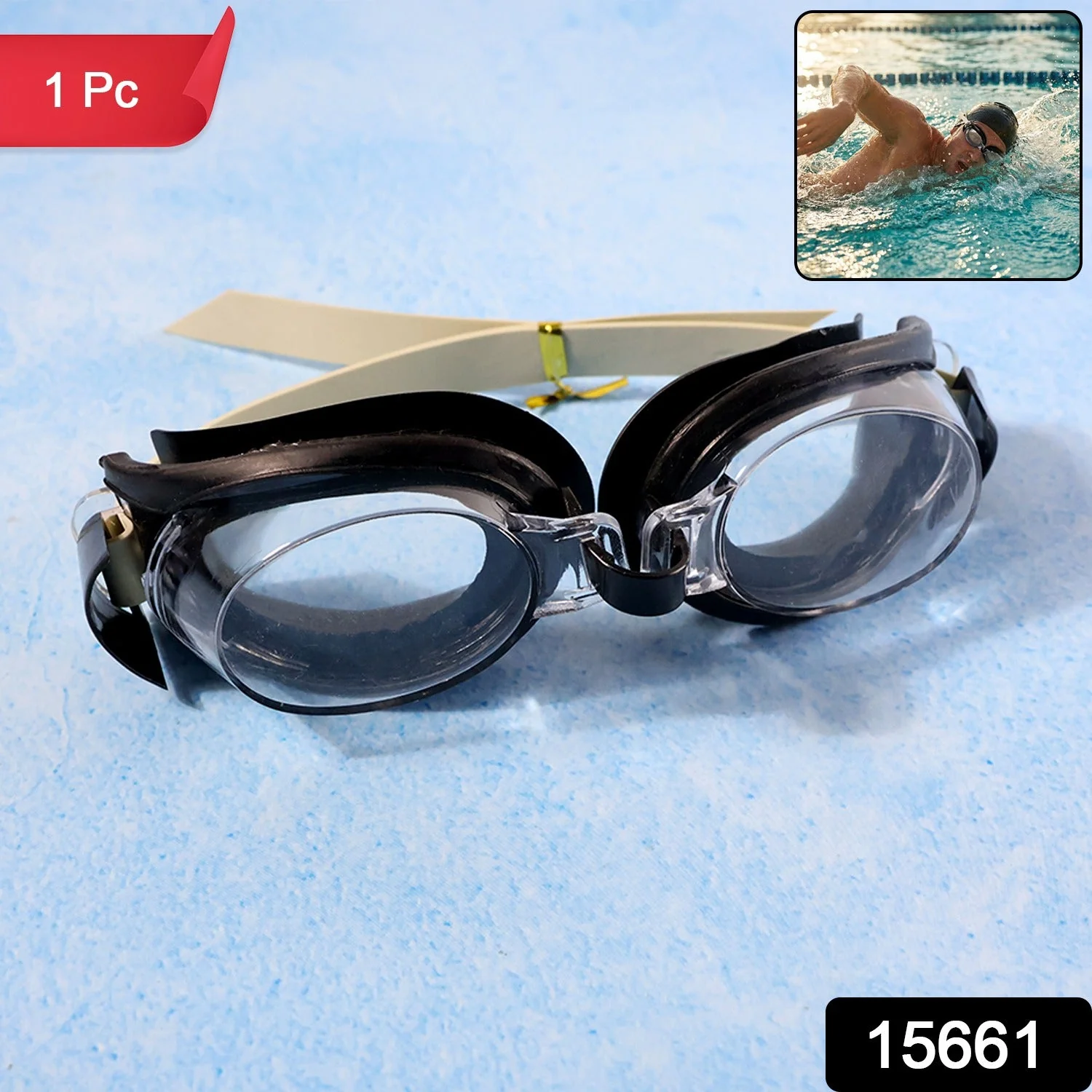 UV Protection Swimming Goggles (1 Pc) - Image 2