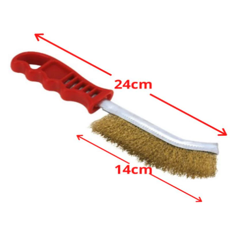Stainless steel wire hand brush metal cleaner rust paint removing tool - Image 3