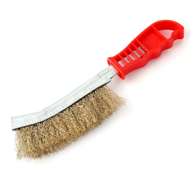 Stainless steel wire hand brush metal cleaner rust paint removing tool - Image 5