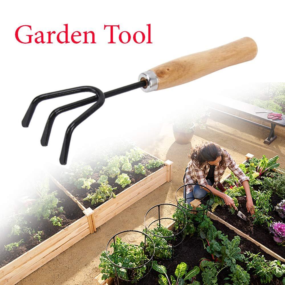 Gardening Tools Seed Handheld Shovel Rake Spade Trowel with Pruning Shear - Image 8