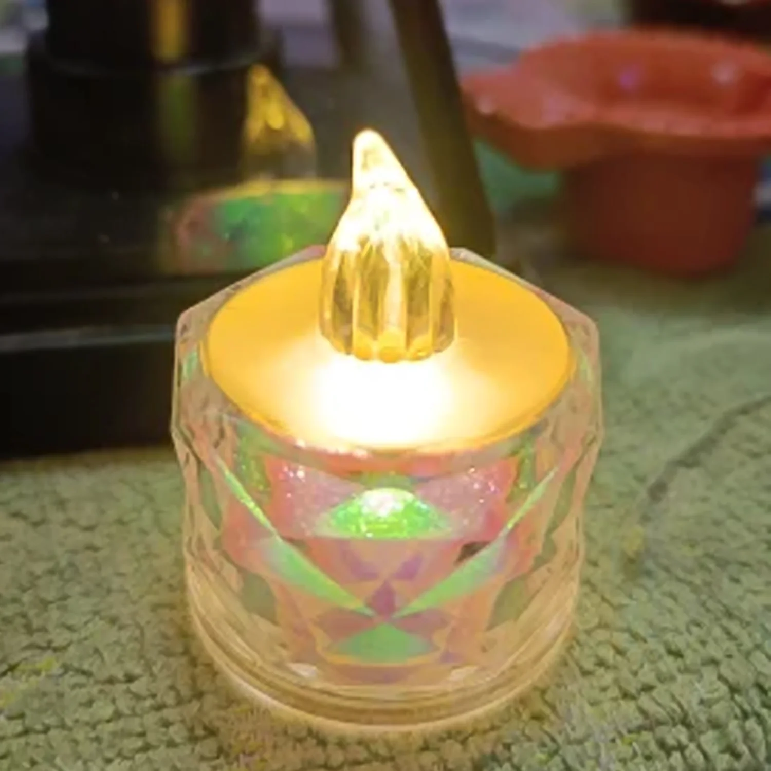 Festive Lighting for Any Occasion: 1 Pack LED Tealight Candles, Diwali - Image 6