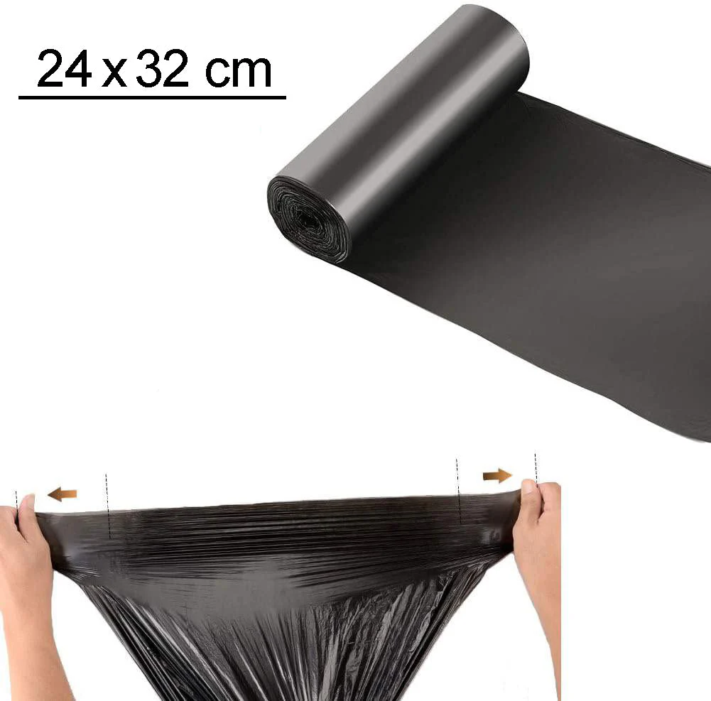 Garbage Bags Medium Size Black Colour (1 Pc / 24 x 32) - Image 8