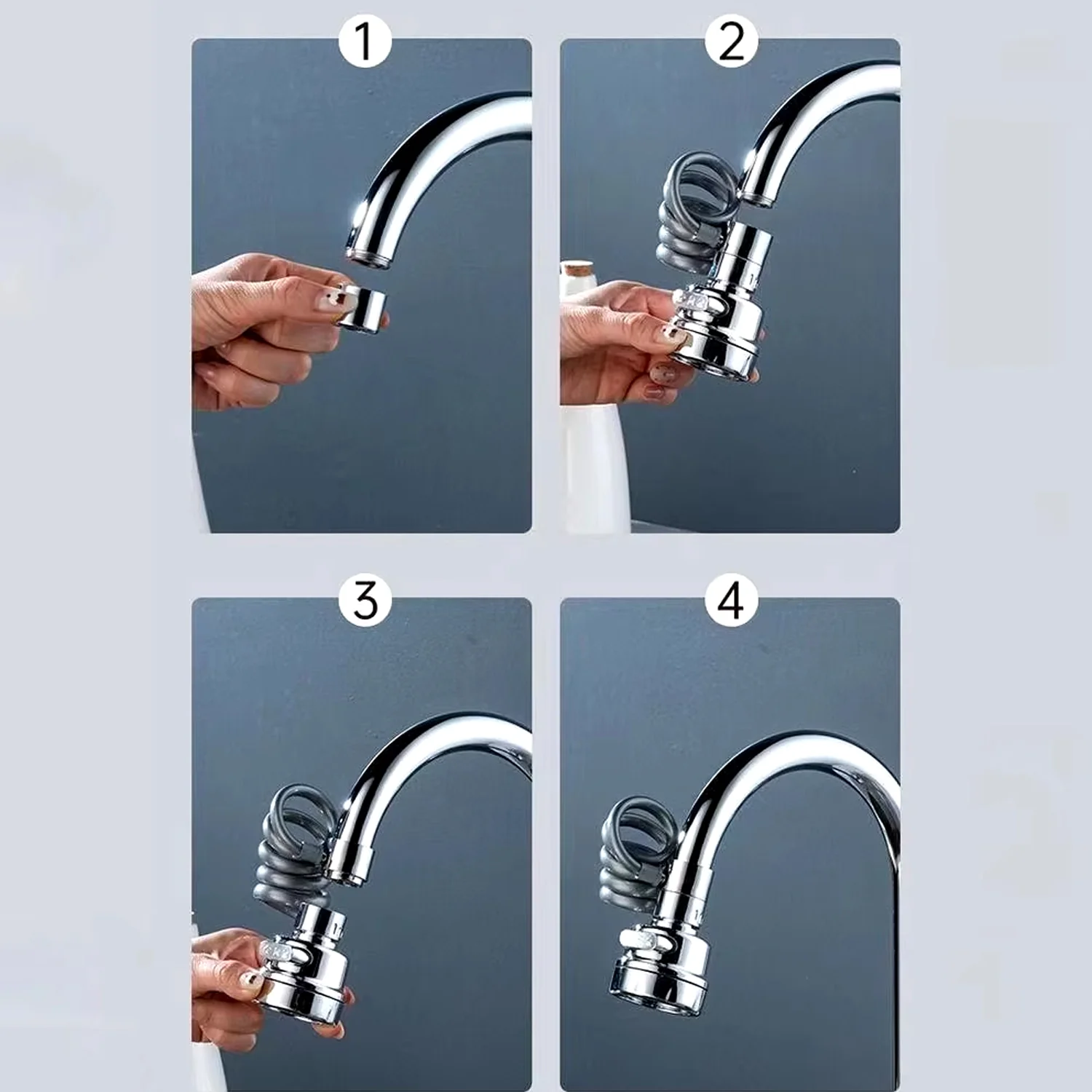 Water Faucet Extender Kitchen Faucet Sprayer Kitchen Sink Accessories Tools (1 Pc) - Image 6