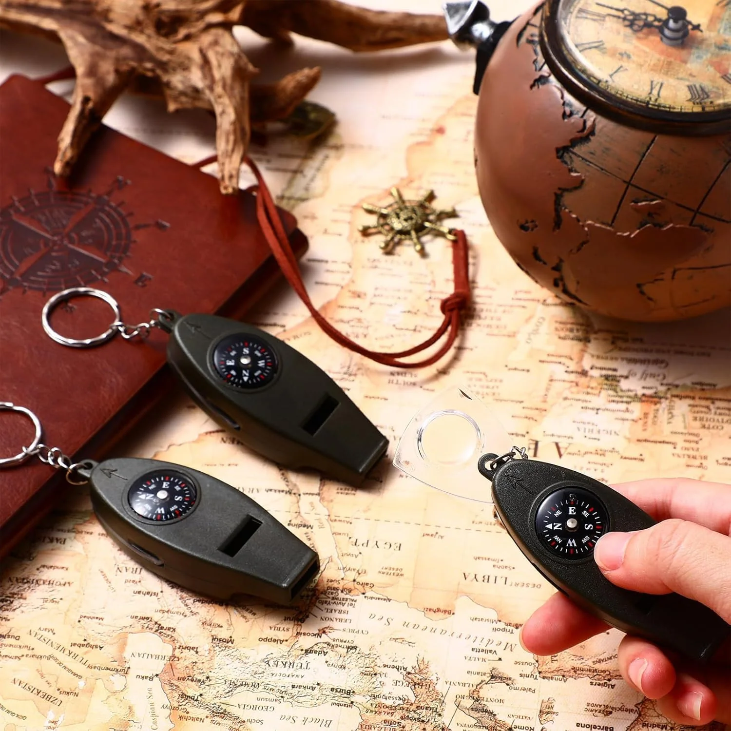 4 in 1 Multifunctional Emergency Survival Whistle (1 Pc) - Image 10