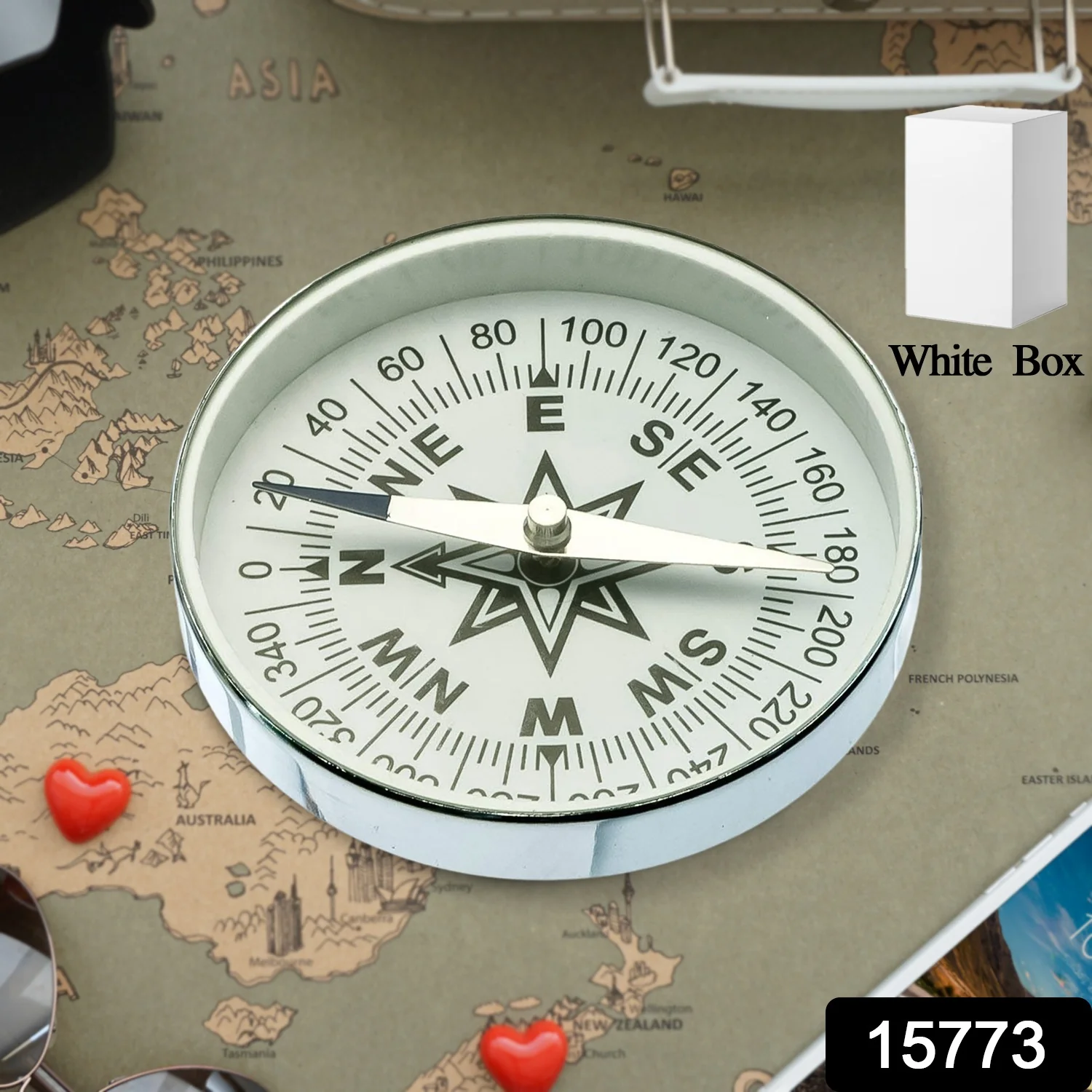Handheld Large Compass for direction and Navigation (80 MM / 3 Inch / 1 Pc) - Image 2