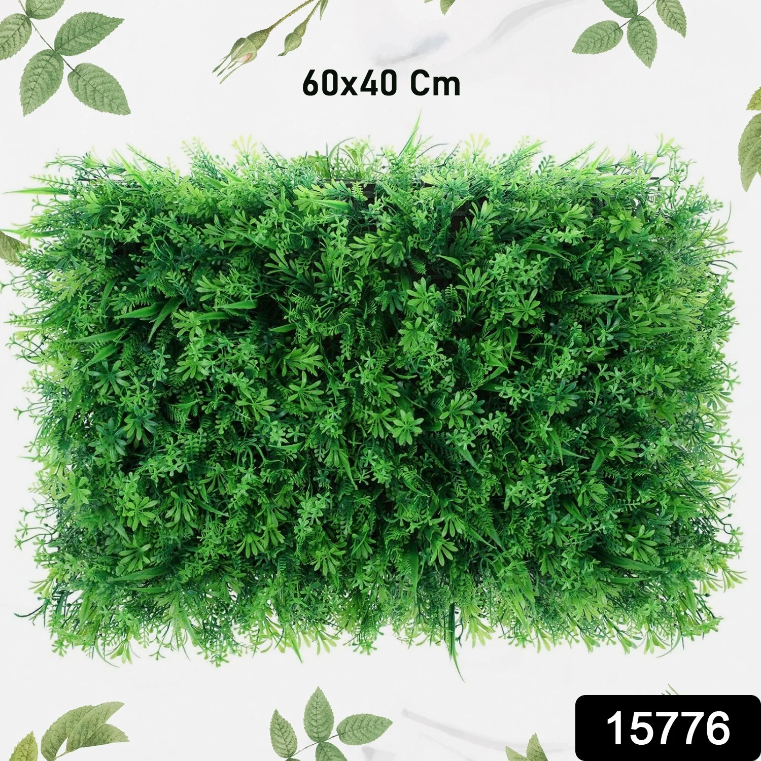 Square Grass Artificial Aquarium Fish Tank (60×40 Cm/Mix Design/1 Pc) - Image 2