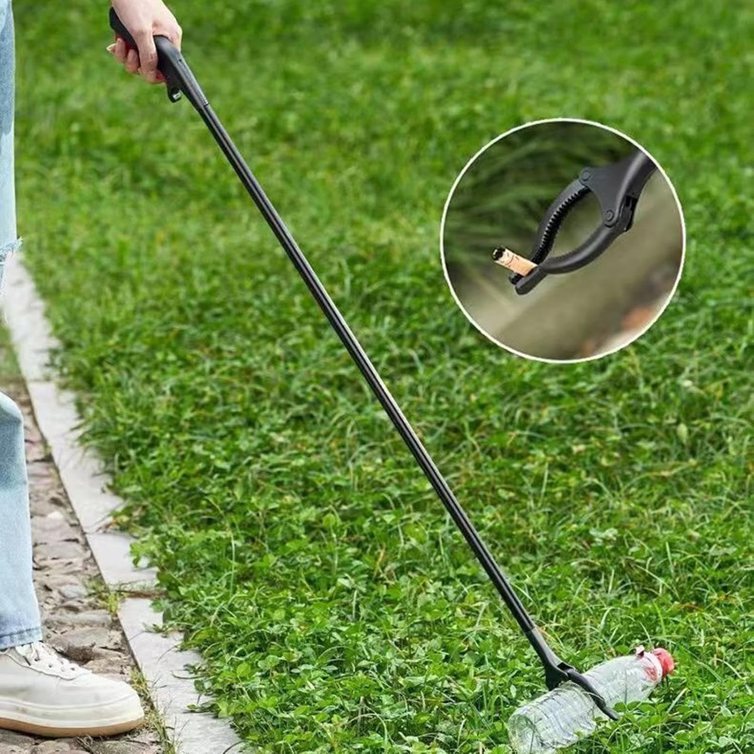 Tool Pick Up Stick Elderly, Robust Gripping Tool for Outdoor Cleaning (1 pc / Big) - Image 3