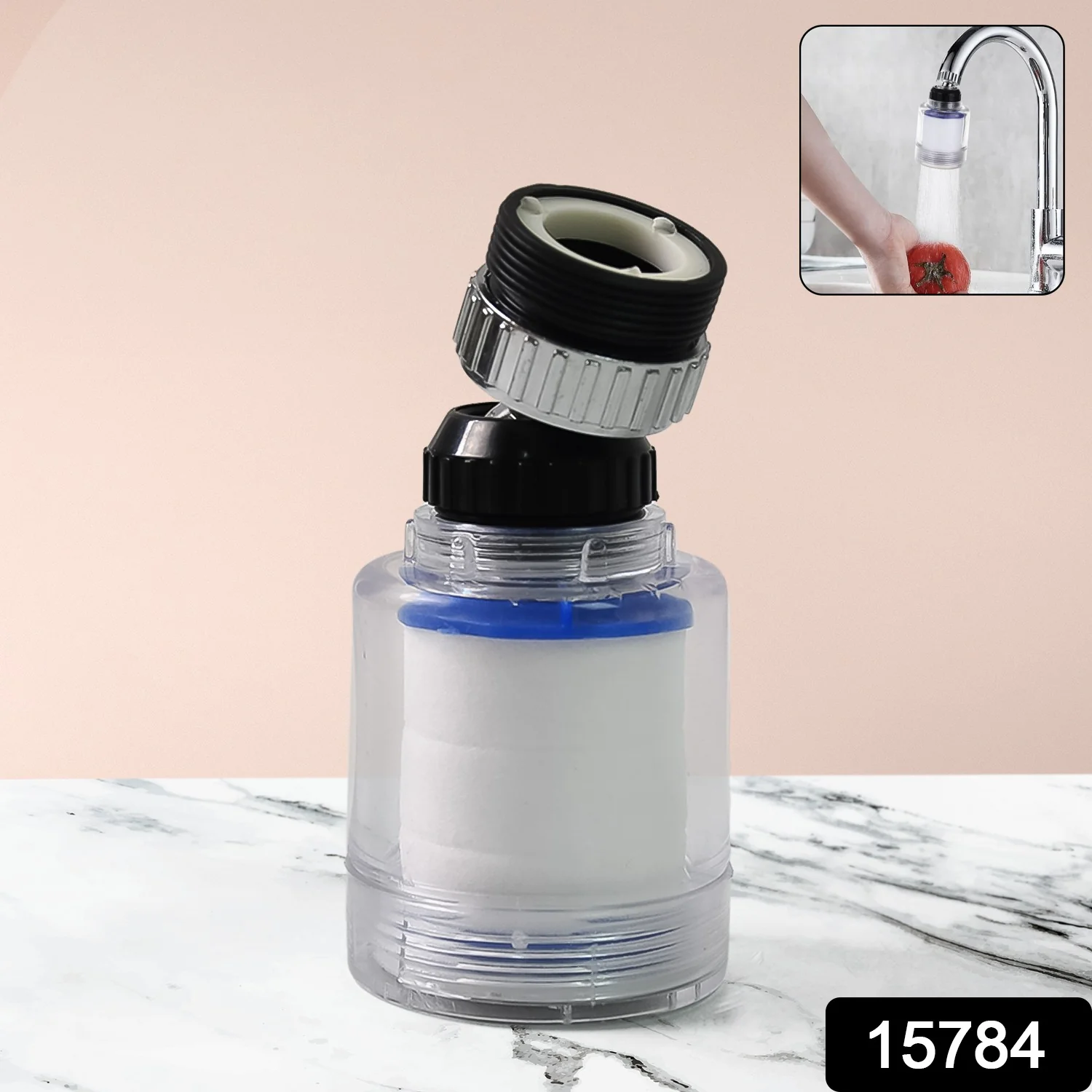 Water Faucet Extender, Swivel Faucet Aerator (1 Pc) - Image 2