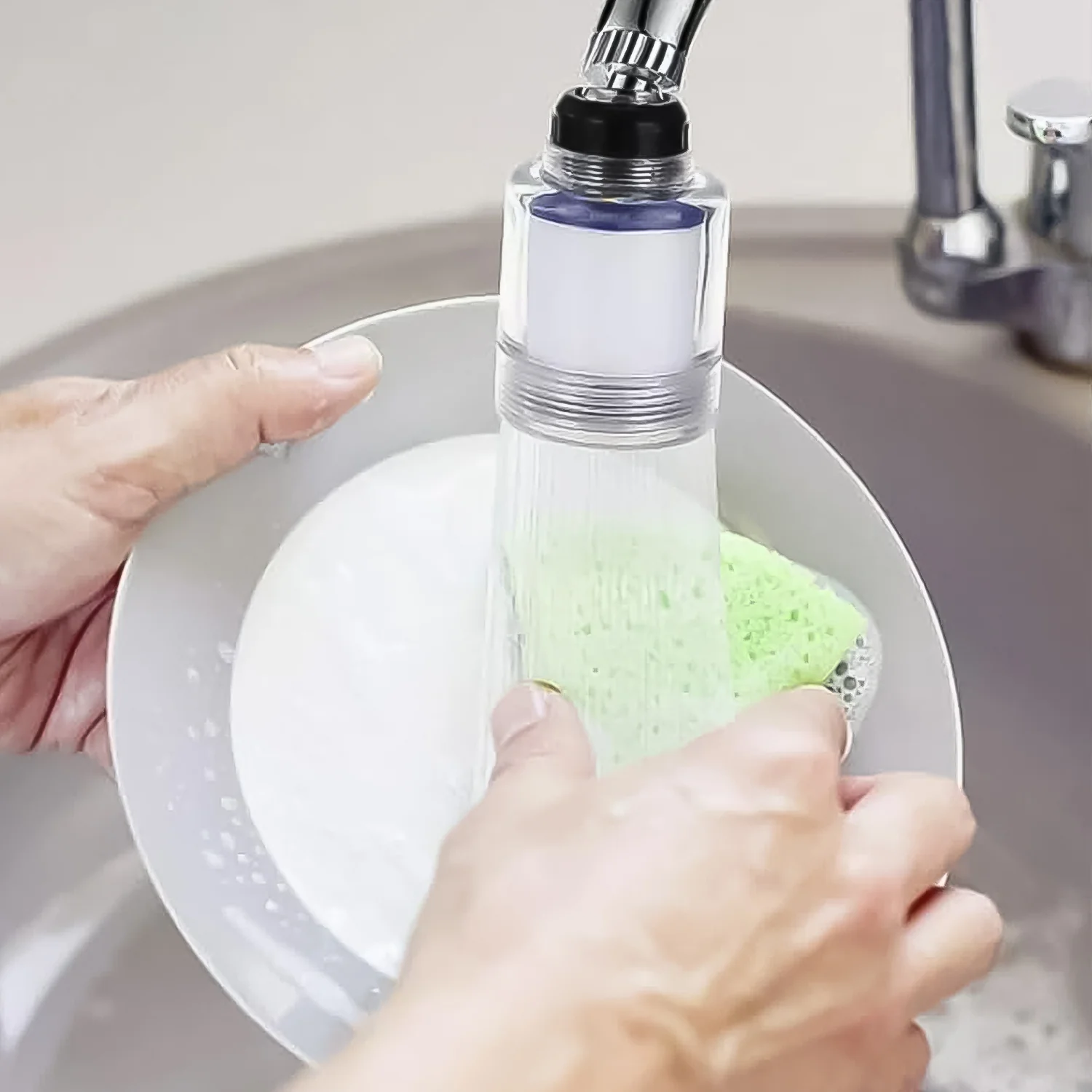 Water Faucet Extender, Swivel Faucet Aerator (1 Pc) - Image 3