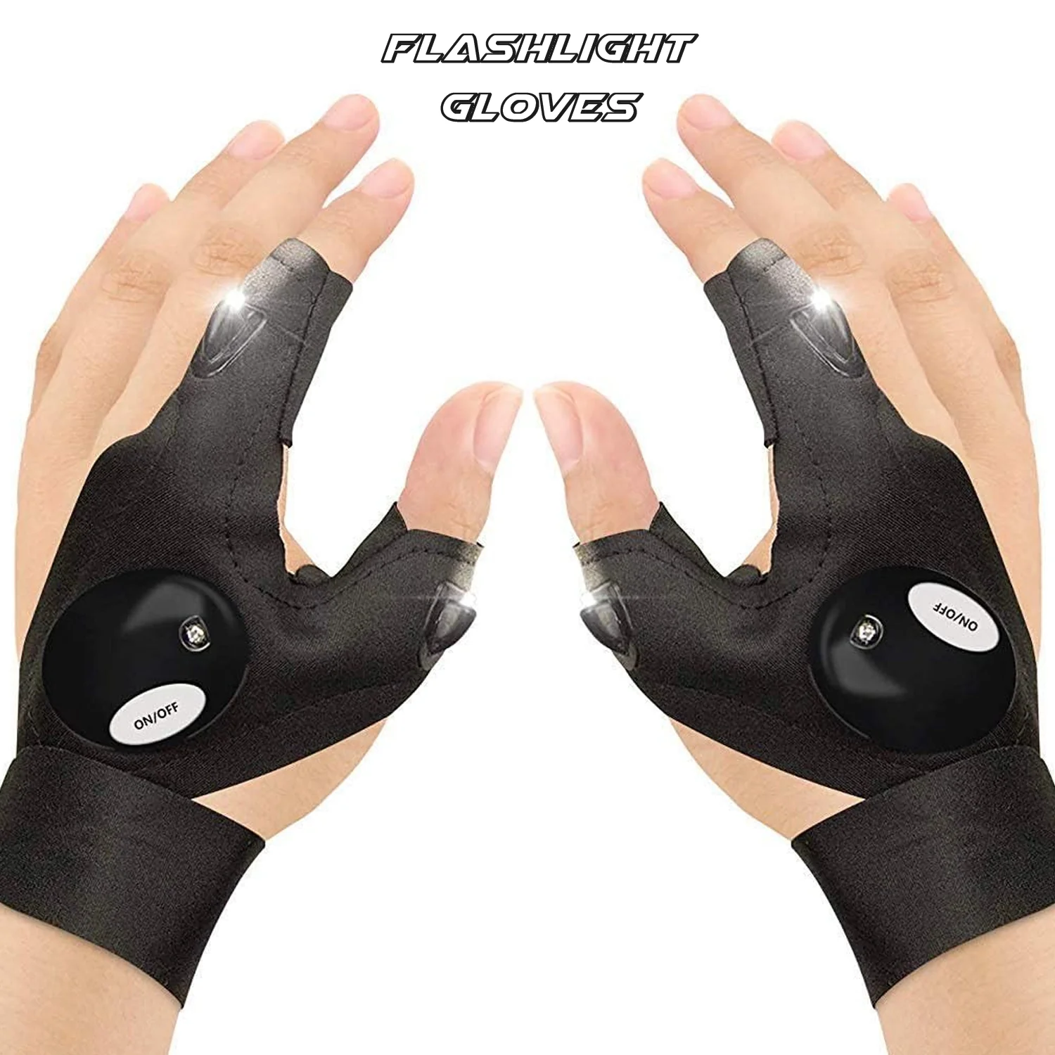 LED Flashlight Gloves Gifts for Men (Hand Gloves Light / 1 Pair) - Image 4