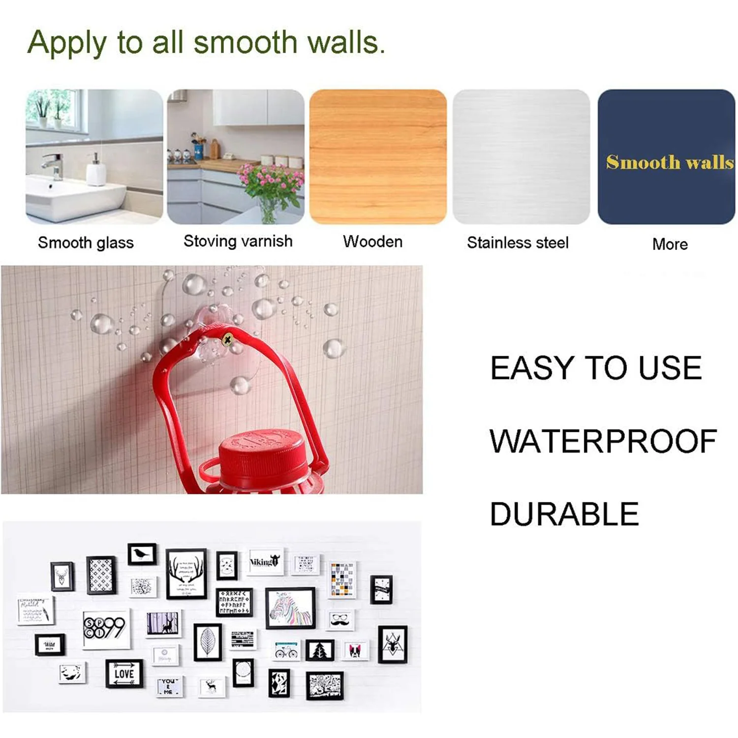 Self Adhesive Hooks Sticker | Screw Nut and Bolt Type (4 Pcs Set) - Image 6