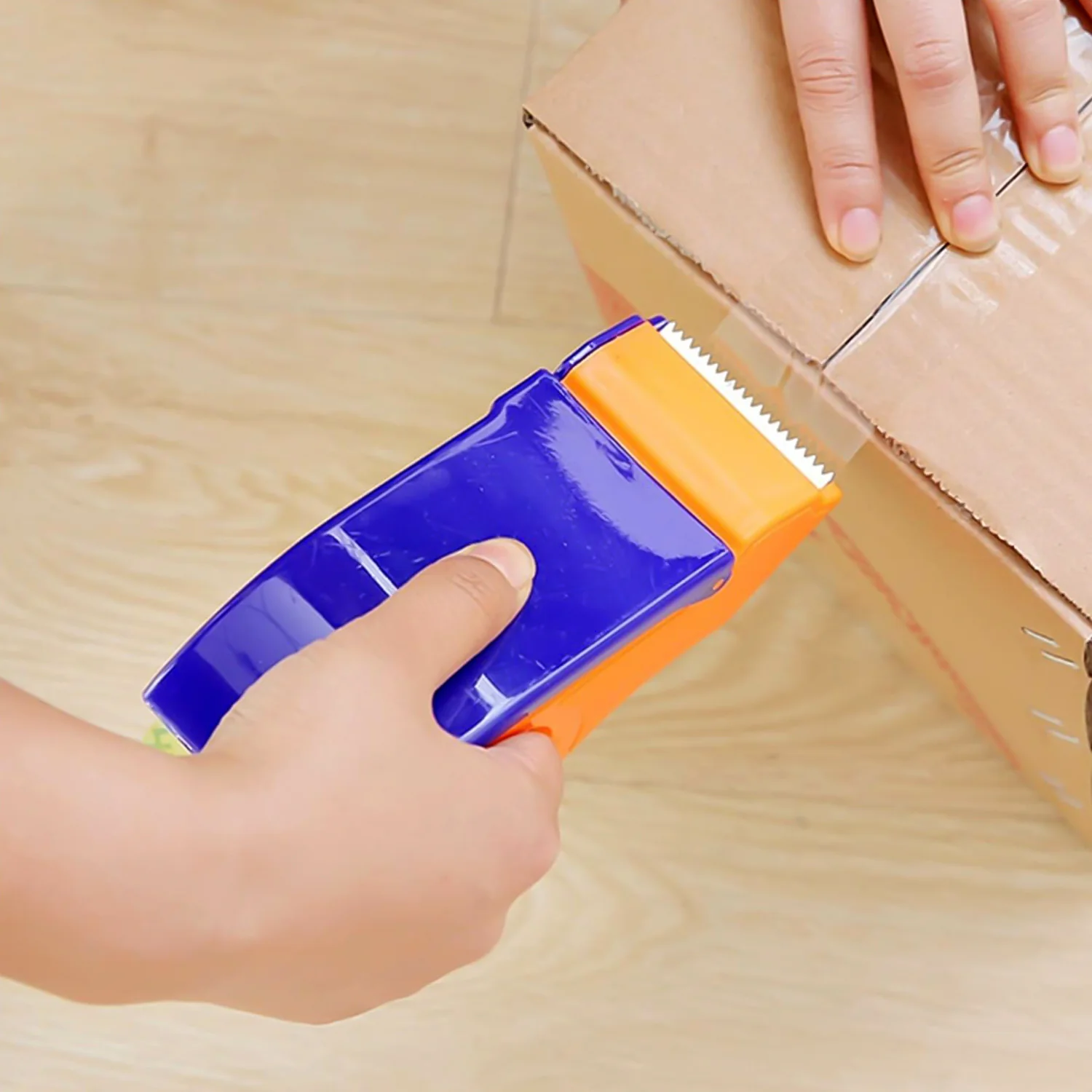 45mm Hand Tape Dispenser Packing Packaging Boxes Roll Roller Cutter - Image 6