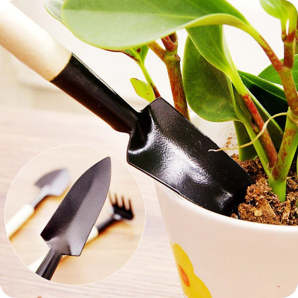 Kid's Garden Tools Set of 3 Pieces (Trowel, Shovel, Rake) - Image 11