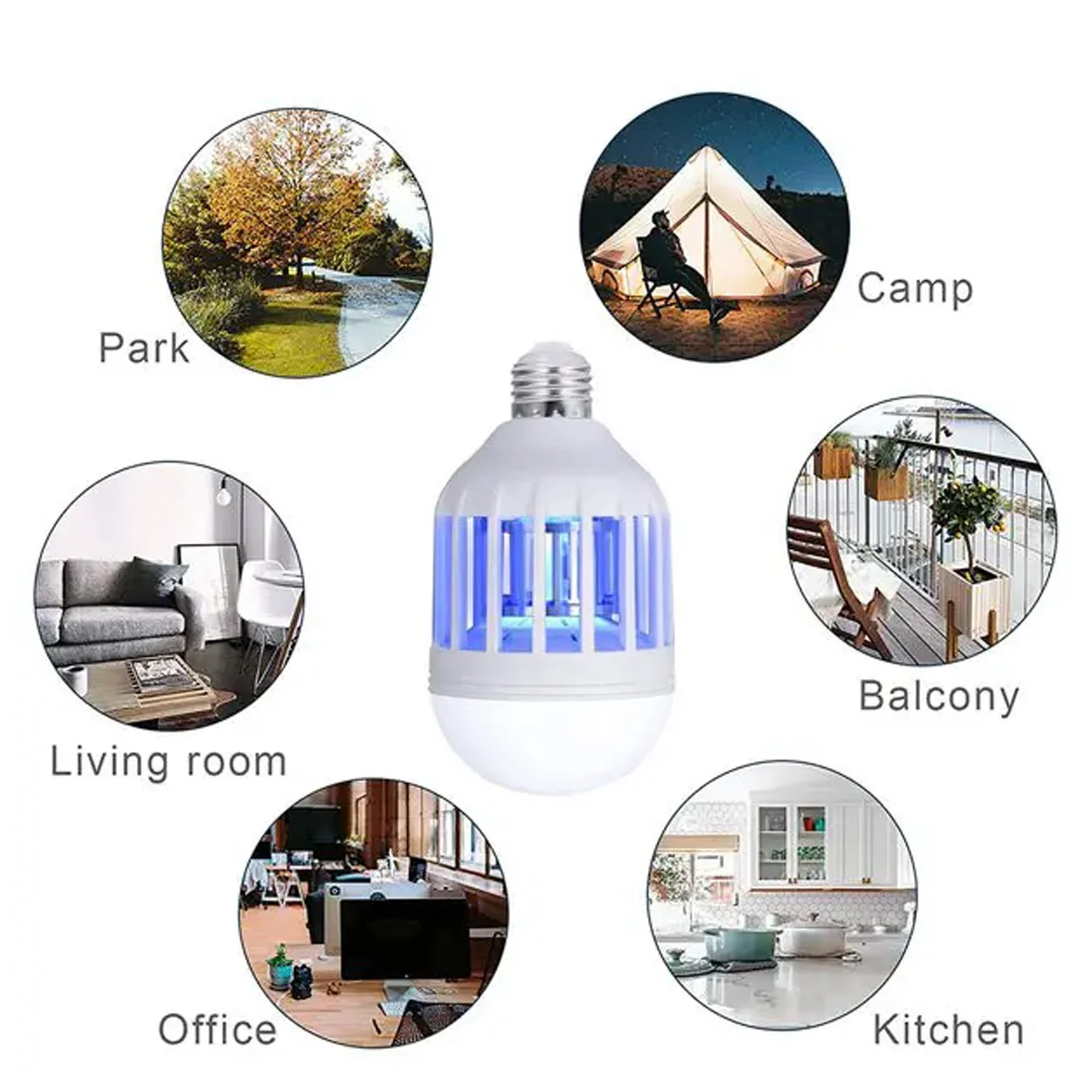 5W Mosquito Killer Lamp E27 LED Zapper for Summer Insects & Moths - Image 5