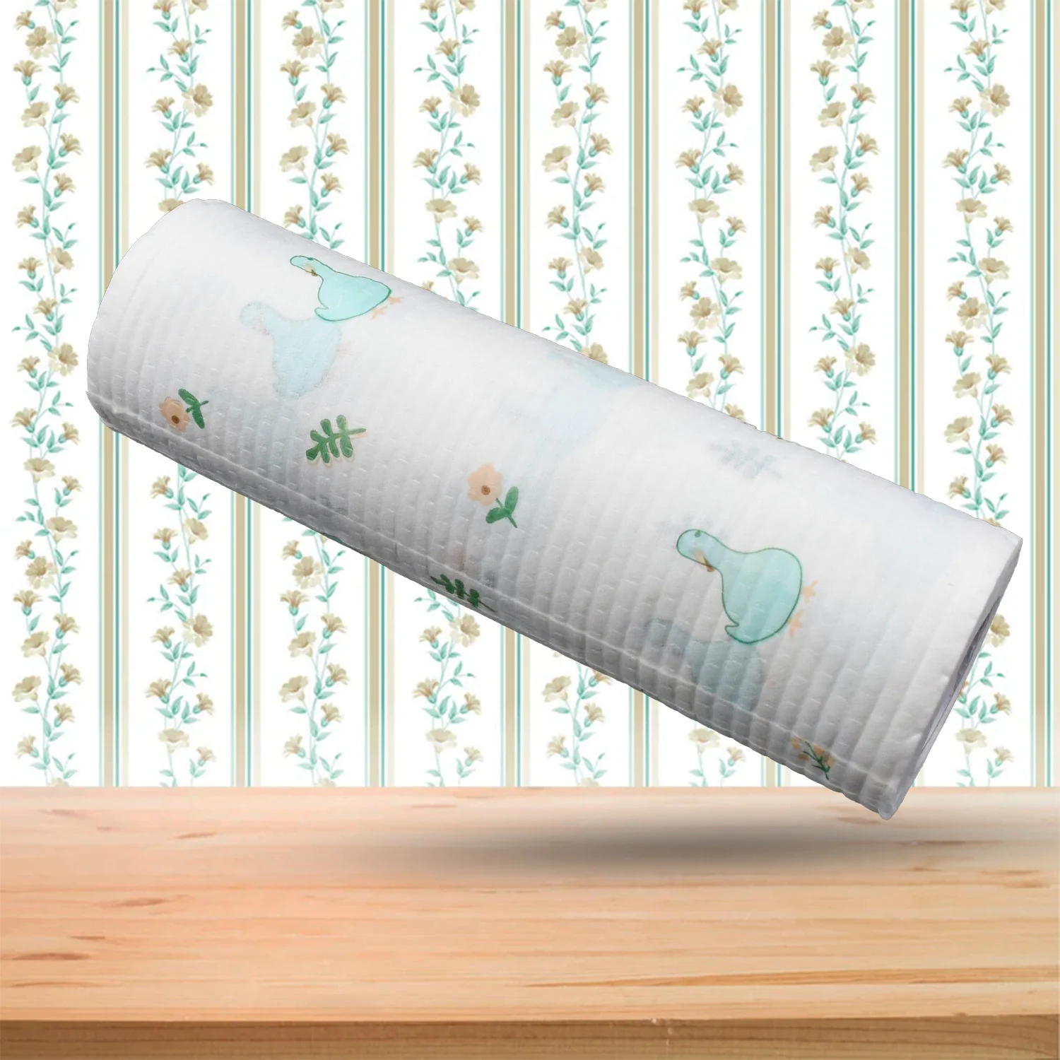 Reusable Printed Kitchen Tissue Roll – Non Woven Washable Cleaning Cloth - Image 3