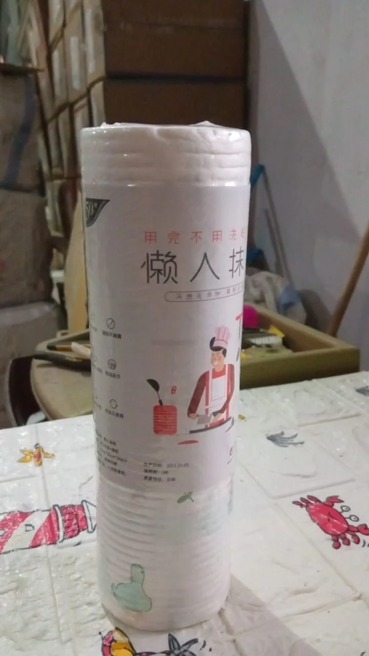 Reusable Printed Kitchen Tissue Roll – Non Woven Washable Cleaning Cloth - Image 7